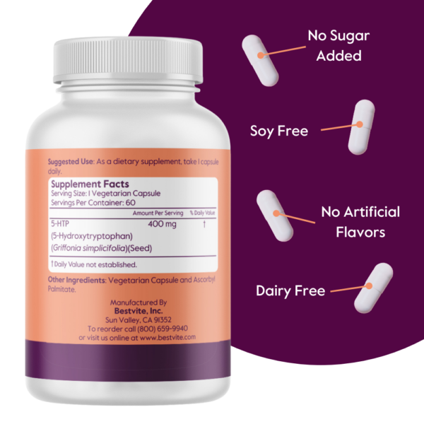 5-HTP 400mg - Image 3