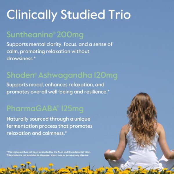 Calm AF (Advanced Formula) with Suntheanine®, PharmaGABA® and Shoden® Ashwagandha - Image 4