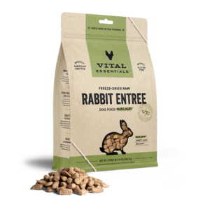VE-Freeze-Dried Raw Rabbit Entree Dog Food Mini Nibs