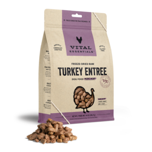 VE- Freeze-Dried Raw Turkey Entree Dog Food Mini Nibs