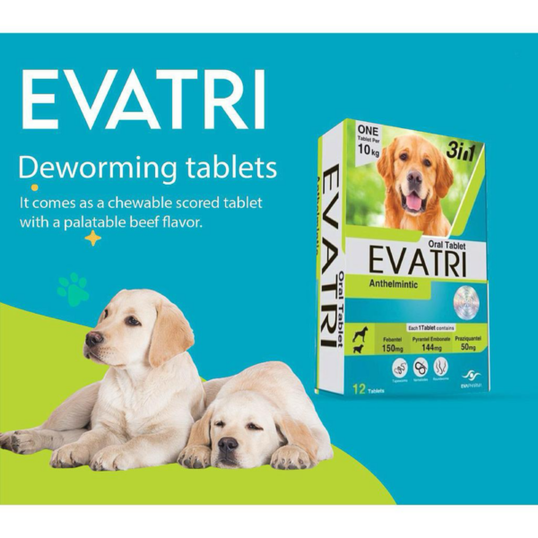Evatri Dogs  Deworming Tablets - Image 3
