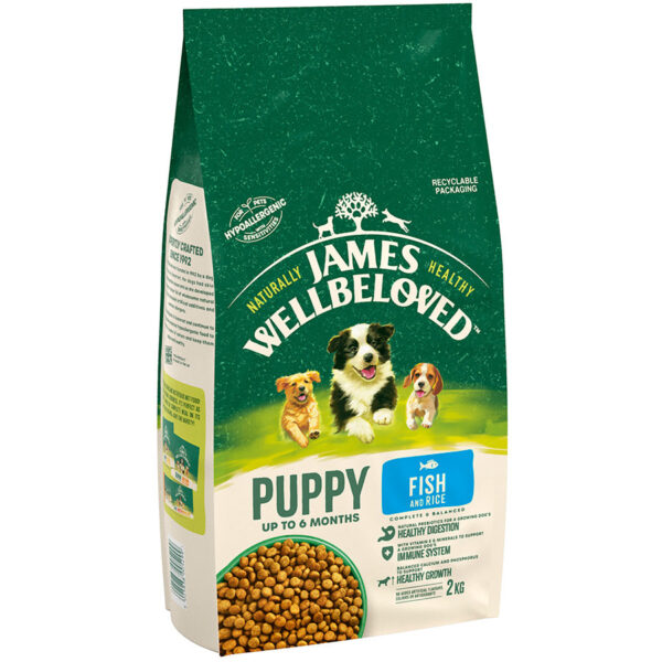 James Wellbeloved Dry Dog Puppy Fish & Rice - Image 3