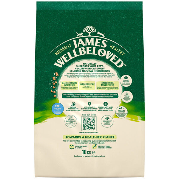 James Wellbeloved Dry Cat Adult Fish - Image 3