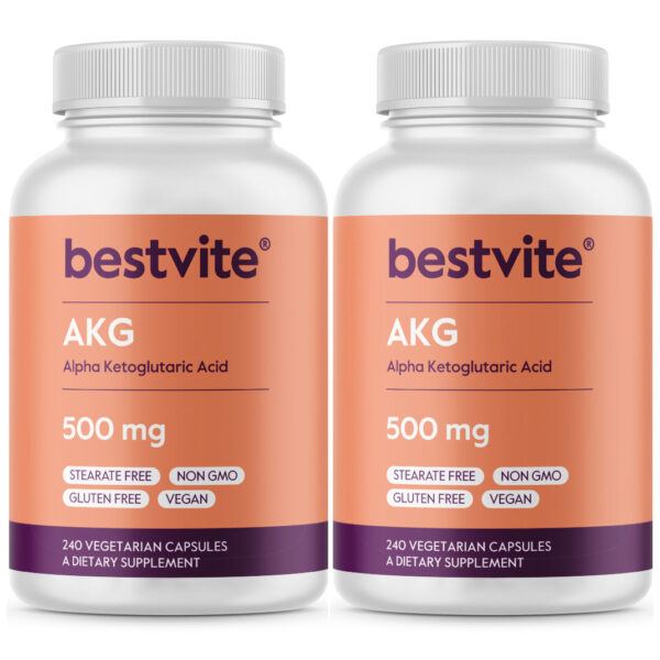 Alpha Ketoglutaric Acid (AKG) 500mg - Image 2