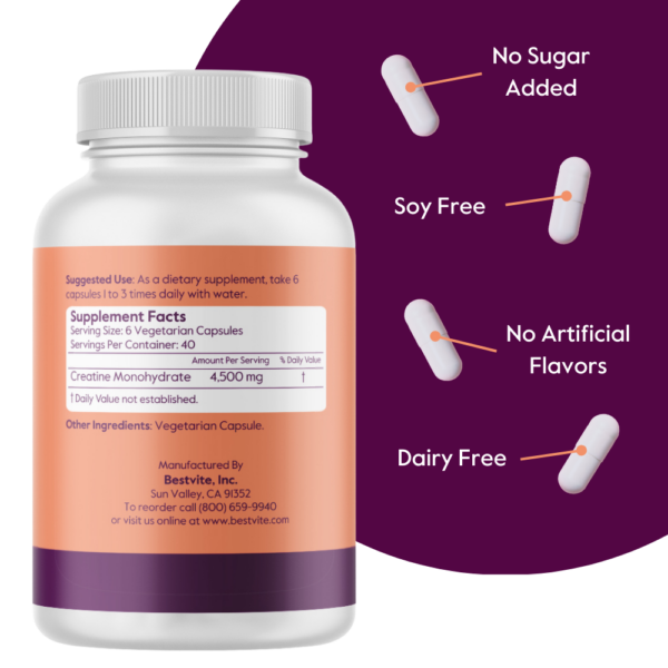 Creatine Monohydrate 750mg - Image 2