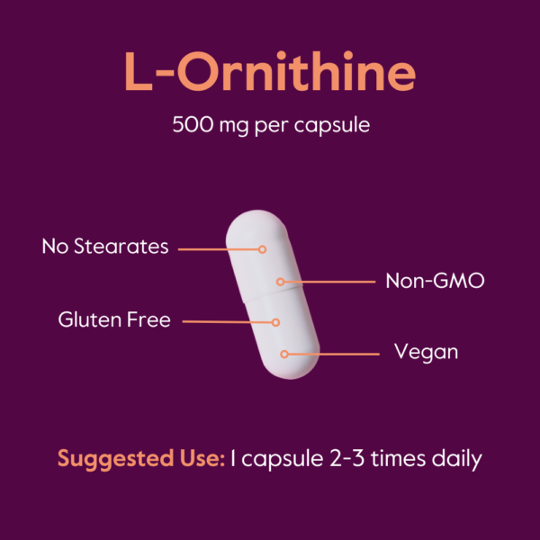 L-Ornithine 500mg - Image 7