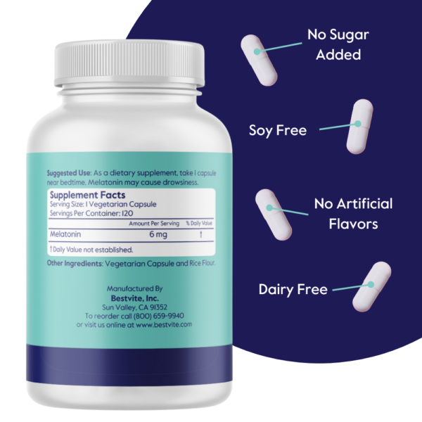 Melatonin 6mg - Image 4