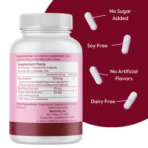 Resveratrol 700mg - Image 4