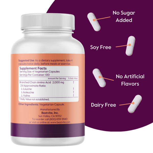 BCAA 500mg - Image 2