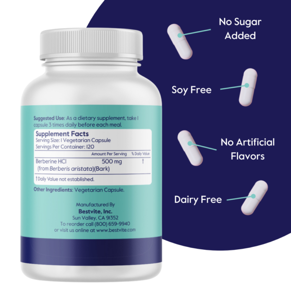 Berberine 500mg - Image 4