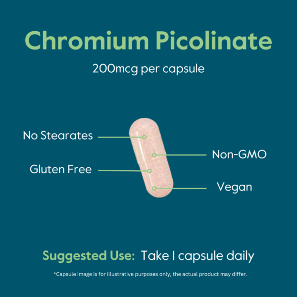 Chromium Picolinate 200mcg - Image 6