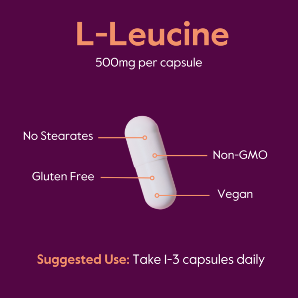 L-Leucine 500mg - Image 7