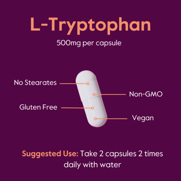 L-Tryptophan 500mg - Image 9