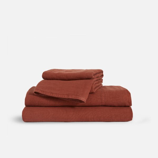 Washed Linen Core Sheet Set - Last Call - Image 3