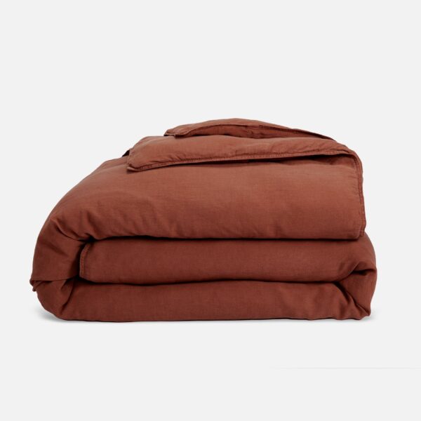 Washed Linen Duvet Cover - Last Call - Image 3