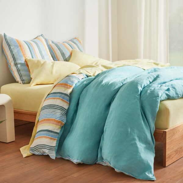 Washed Linen Duvet Cover - Last Call - Image 30