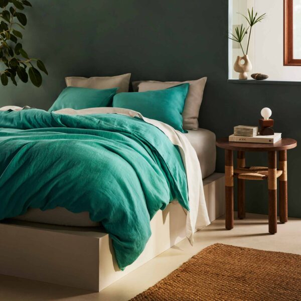 Washed Linen Duvet Cover - Last Call - Image 35