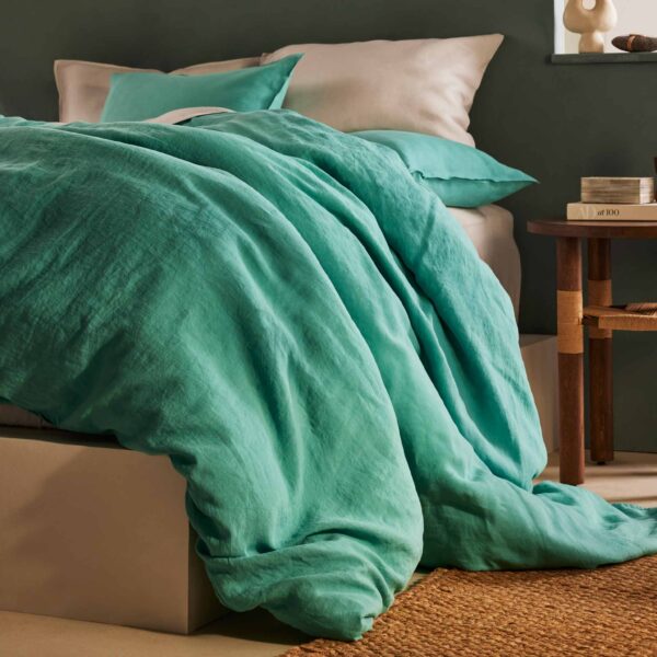 Washed Linen Duvet Cover - Last Call - Image 34