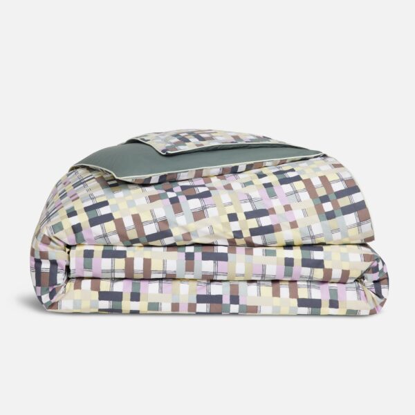 Piped Classic Percale Duvet Cover - Last Call - Image 8