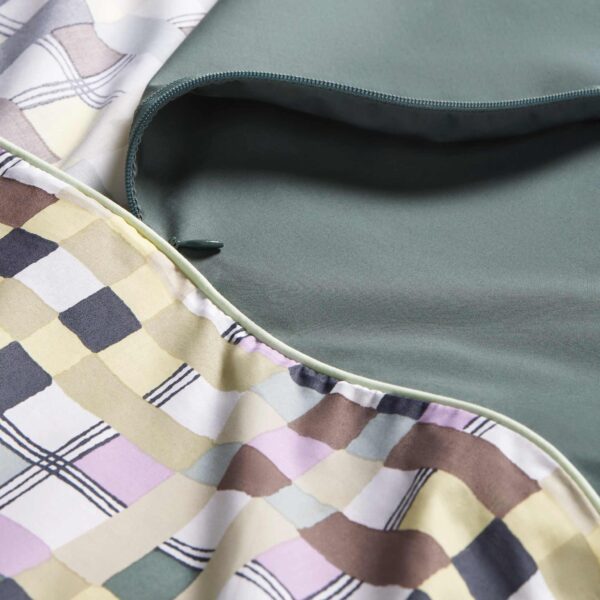 Piped Classic Percale Duvet Cover - Last Call - Image 9