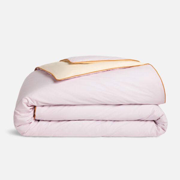 Piped Classic Percale Duvet Cover - Last Call - Image 27