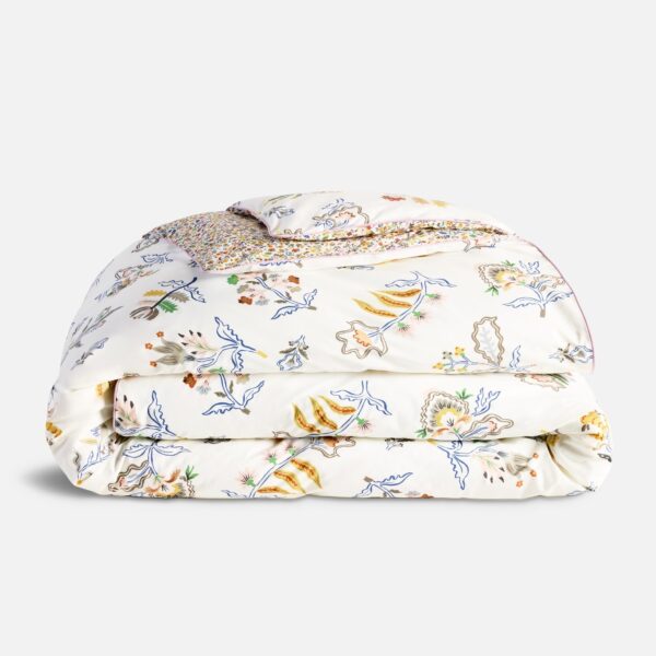 Piped Classic Percale Duvet Cover - Last Call - Image 4