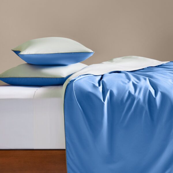 Piped Classic Percale Duvet Cover - Last Call - Image 26