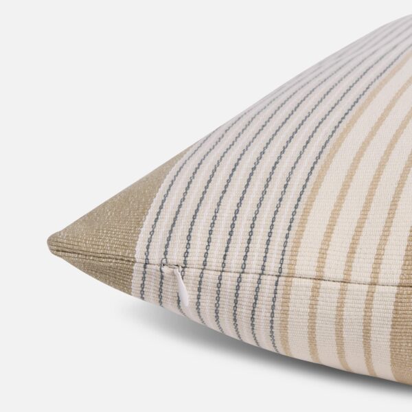Woven Stripe Square Pillow Cover - Last Call - Image 2
