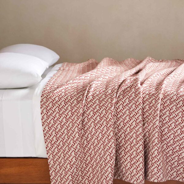 Cotton Basketweave Bed Blanket - Last Call - Image 9