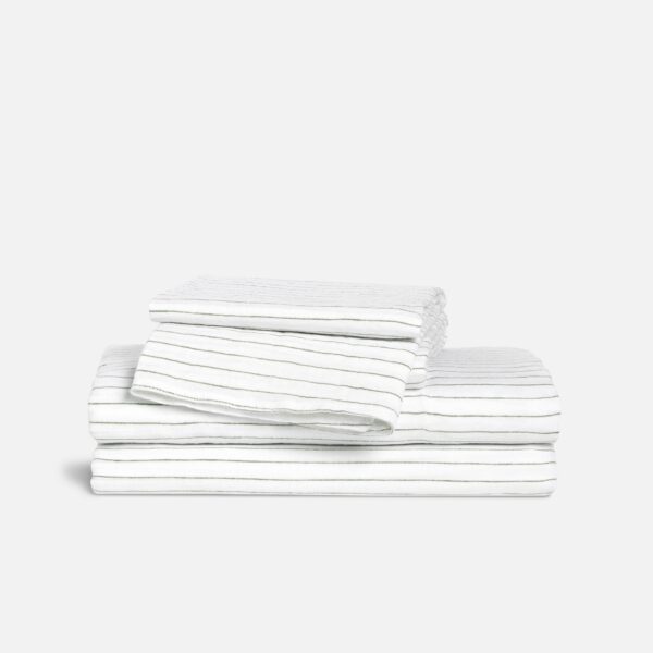 Washed European Linen Core Sheet Set - Image 31