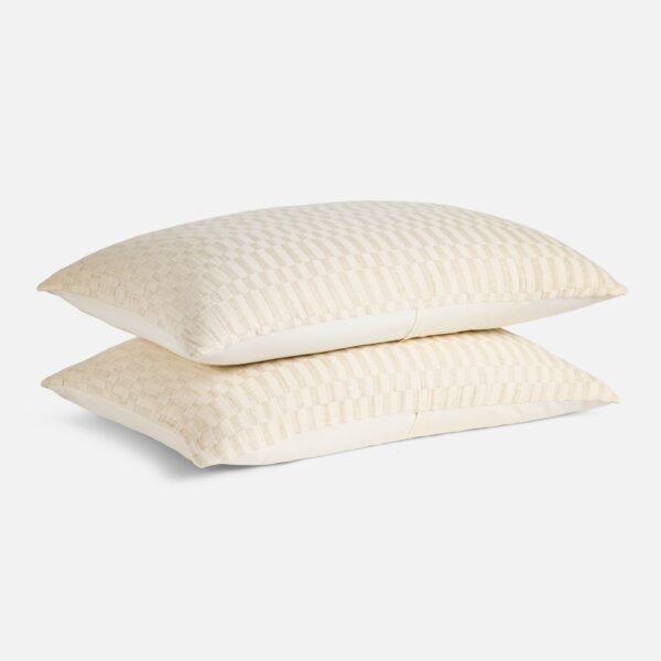 Woven Checkerboard Shams - Image 2
