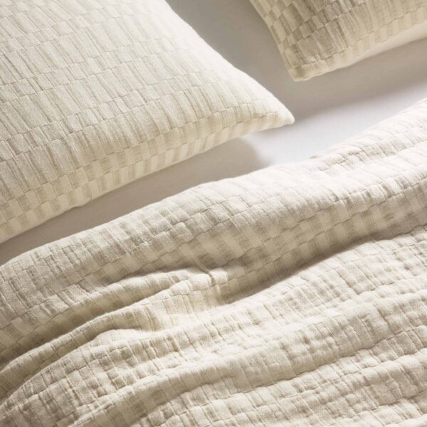 Woven Checkerboard Shams - Image 4