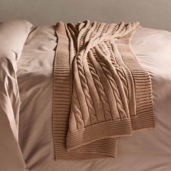 Cable Knit Throw Blanket - Last Call - Image 10