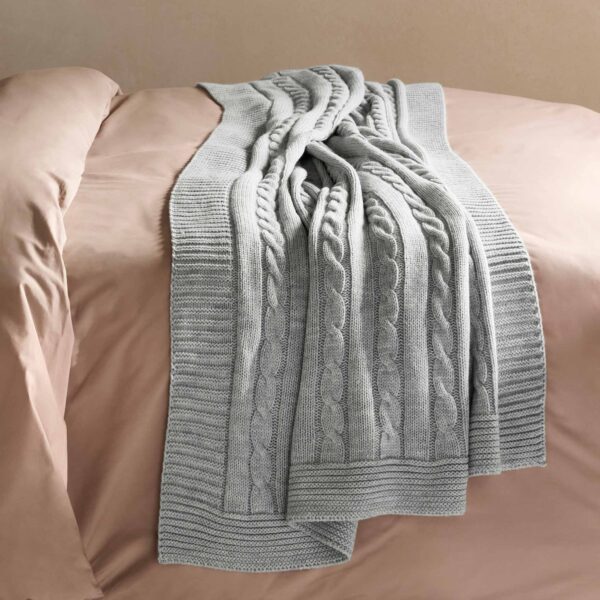 Cable Knit Throw Blanket - Last Call - Image 12