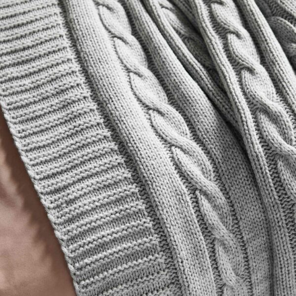 Cable Knit Throw Blanket - Last Call - Image 13