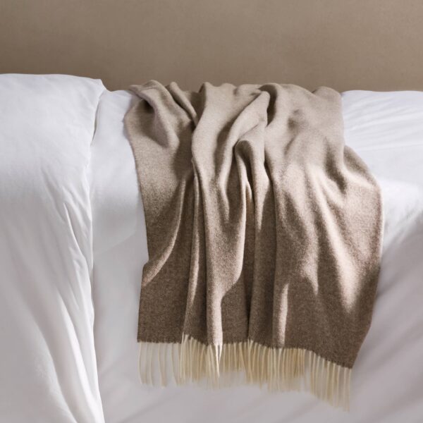 Herringbone Wool Throw Blanket - Last Call - Image 8