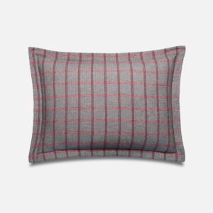 Herringbone Plaid Flannel Shams - Last Call