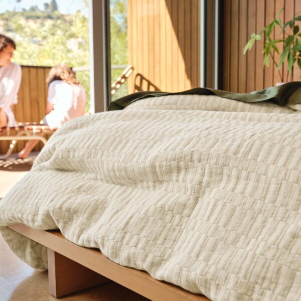Woven Checkerboard Duvet Set - Image 4