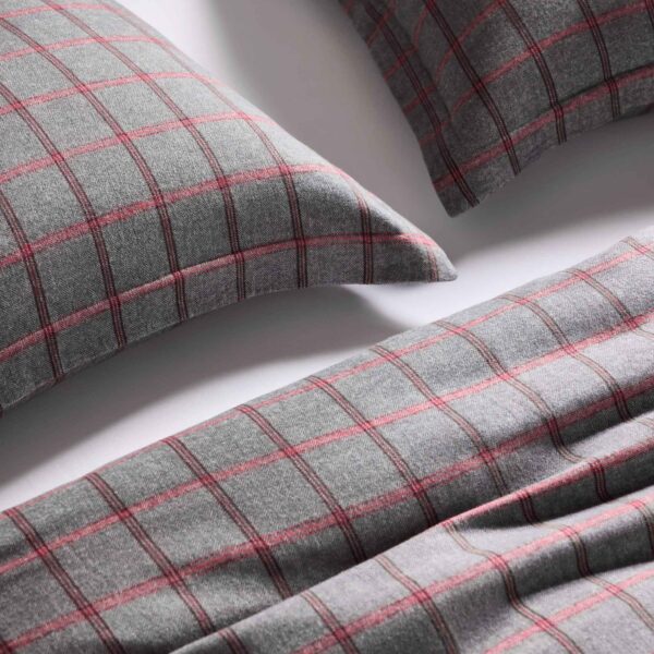 Herringbone Plaid Flannel Shams - Last Call - Image 3