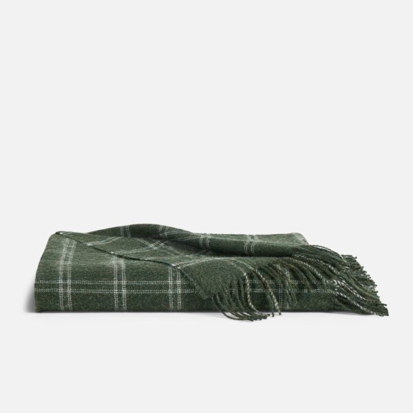 Alpaca Windowpane Throw Blanket - Last Call - Image 6