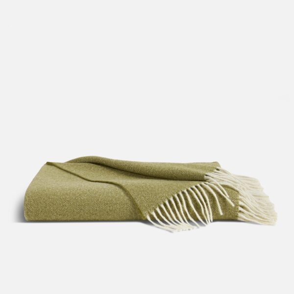 Herringbone Wool Throw Blanket - Last Call - Image 11