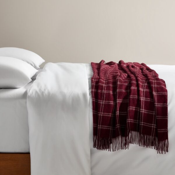 Alpaca Windowpane Throw Blanket - Last Call - Image 12
