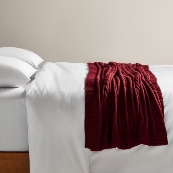 Cable Knit Throw Blanket - Last Call - Image 17