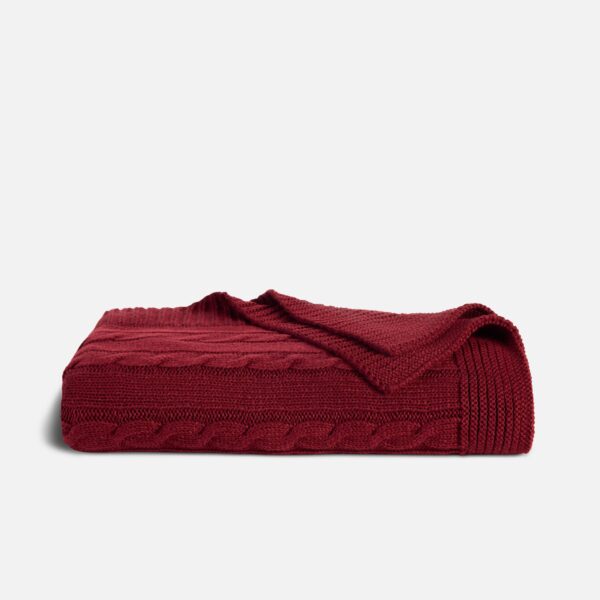 Cable Knit Throw Blanket - Last Call - Image 15
