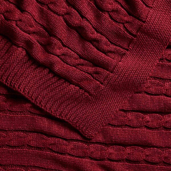 Cable Knit Throw Blanket - Last Call - Image 16