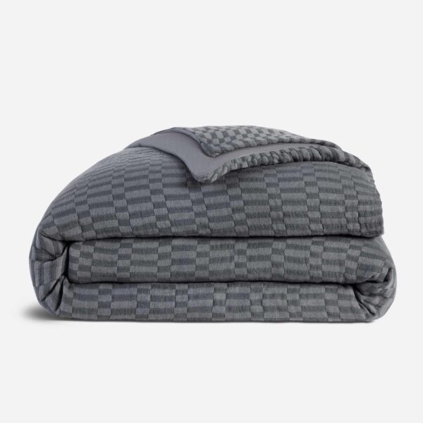 Woven Checkerboard Duvet Cover - Image 7