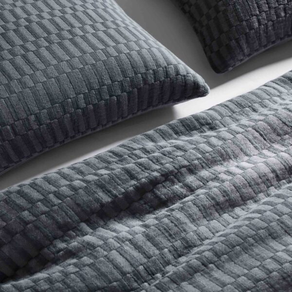 Woven Checkerboard Duvet Set - Image 9
