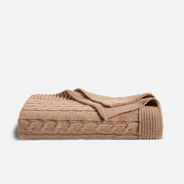 Cable Knit Throw Blanket - Last Call - Image 3