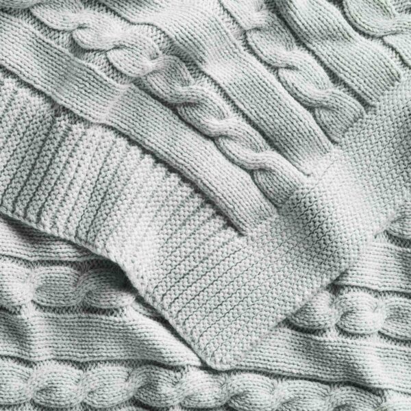 Cable Knit Throw Blanket - Last Call - Image 11