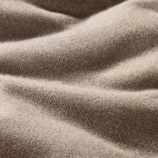 Herringbone Wool Throw Blanket - Last Call - Image 7